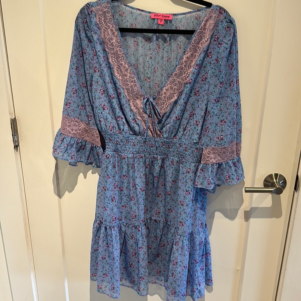 Betsy Johnson flowered dress